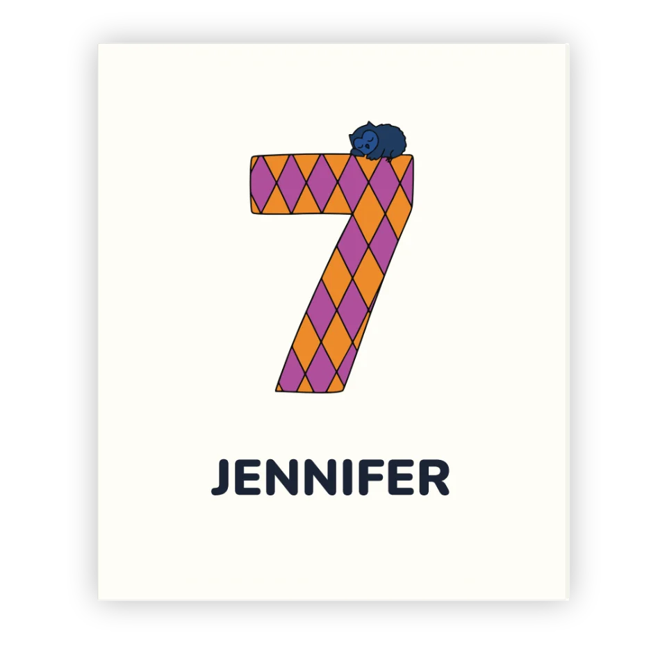 7 Year Old Birthday Book