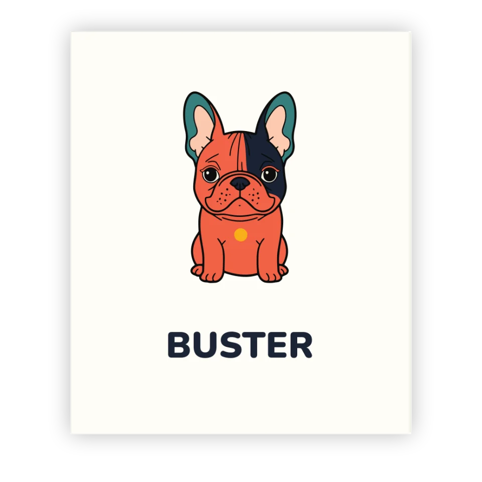 French Bulldog Colouring Book