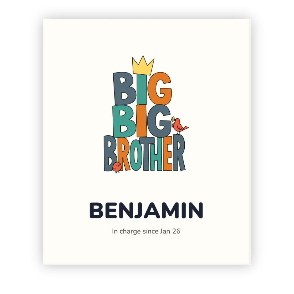 Big Brother Colouring Book