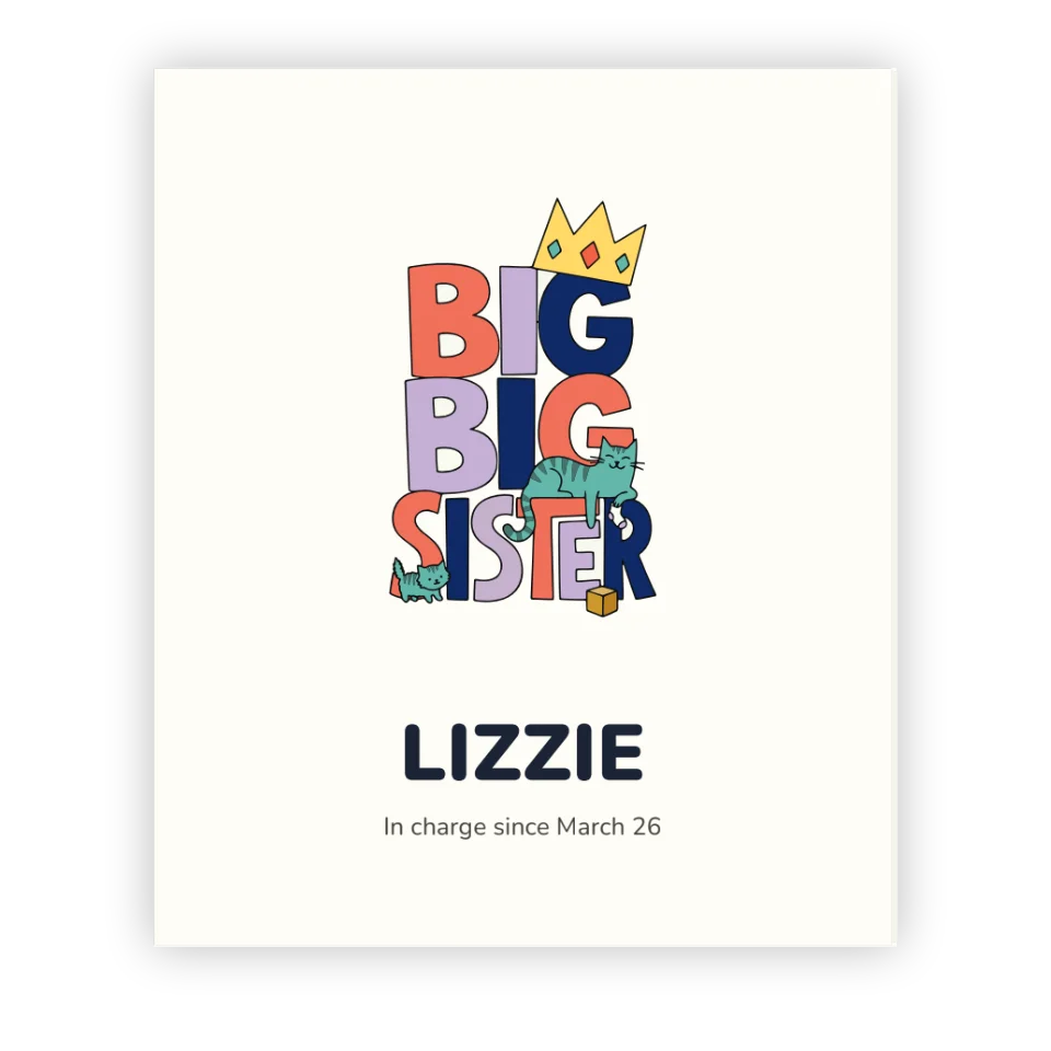 Big Sister Colouring Book